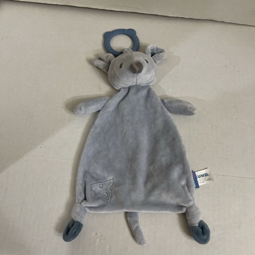 Baby Gund baby Toothpick Mouse Teether Lovey Security Blanket Plush